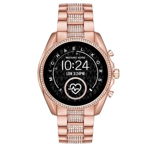 michael kors access bradshaw 2 pavé rose gold tone smartwatch|Michael Kors Access Bradshaw 2 review: Pricey smartwatch is .